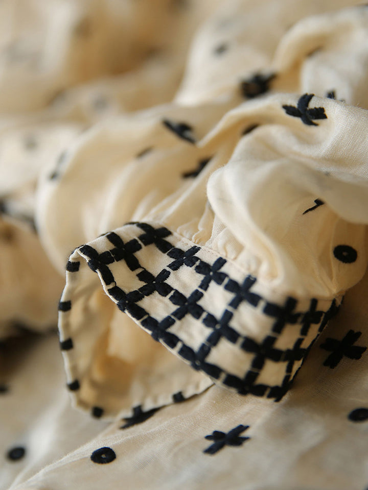 Bernadette™ | Classic Round Neck Puff Sleeve