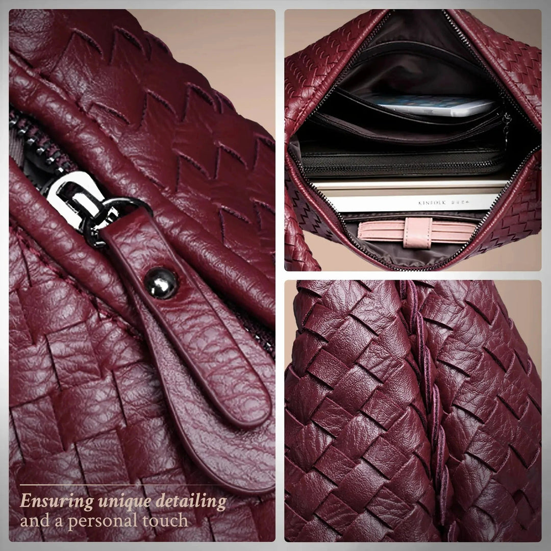 Seraphina | Geflochtene Rote Tragetasche