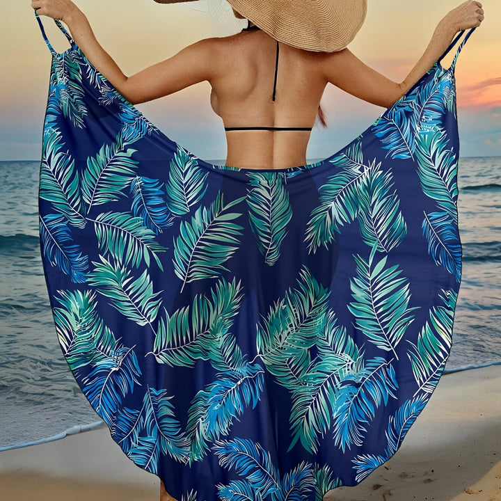 Leni™ | Leichter Wickelrock mit Bauchbedeckung & Tropenprint