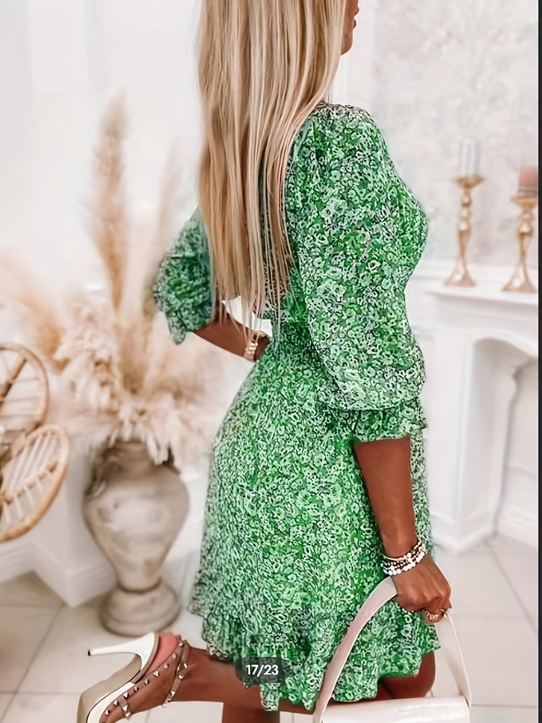 Horatia | Floral Shirred Waist Dress