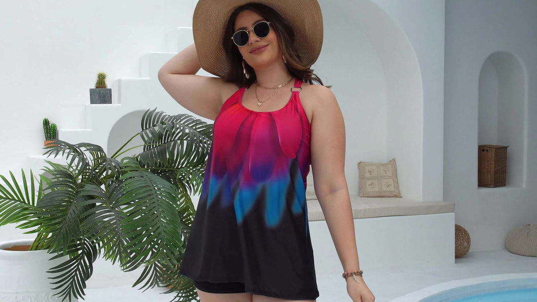 Leontina | Figurformender Tankini für selbstbewussten Look | Letzter Tag 80 % Rabatt!