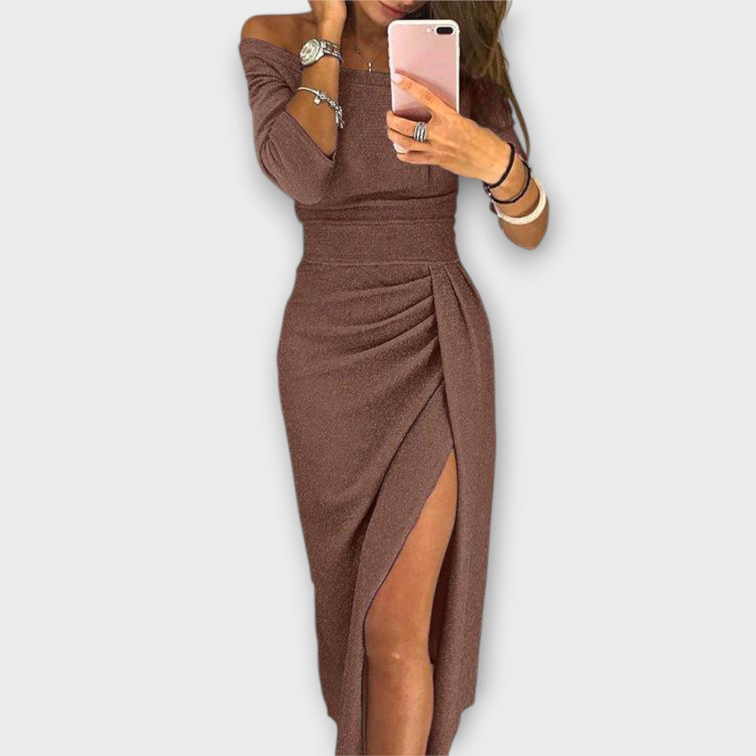Zipporah™ | Elegantes Off-Shoulder Kleid