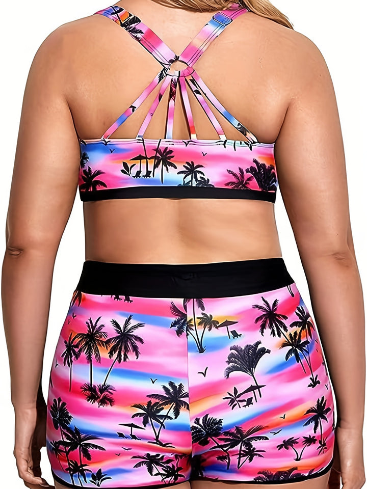 Maerina | Figurfreundlicher Tropen-Tankini | Letzter Tag 80 % Rabatt!