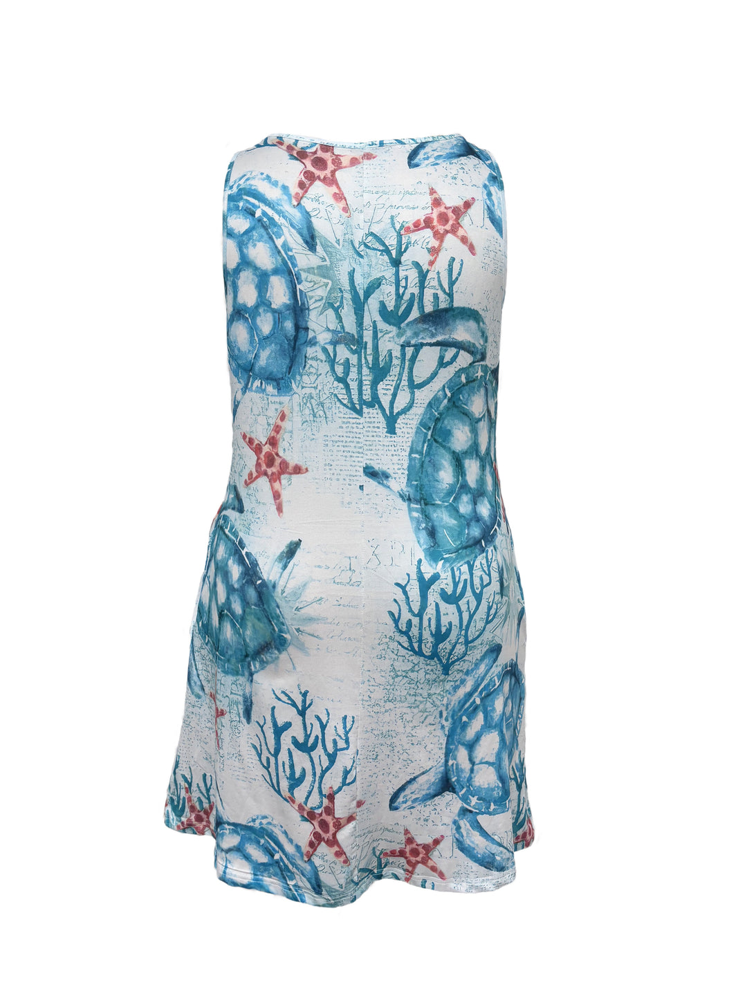 Marisella | Luftiges Sommerkleid mit Meeres‑Print