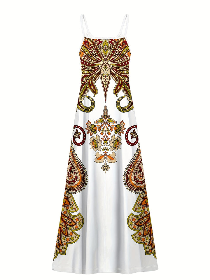 Fianna™ | Luftiges Sommerkleid mit Paisley-Print & tummyfreundlichem Schnitt