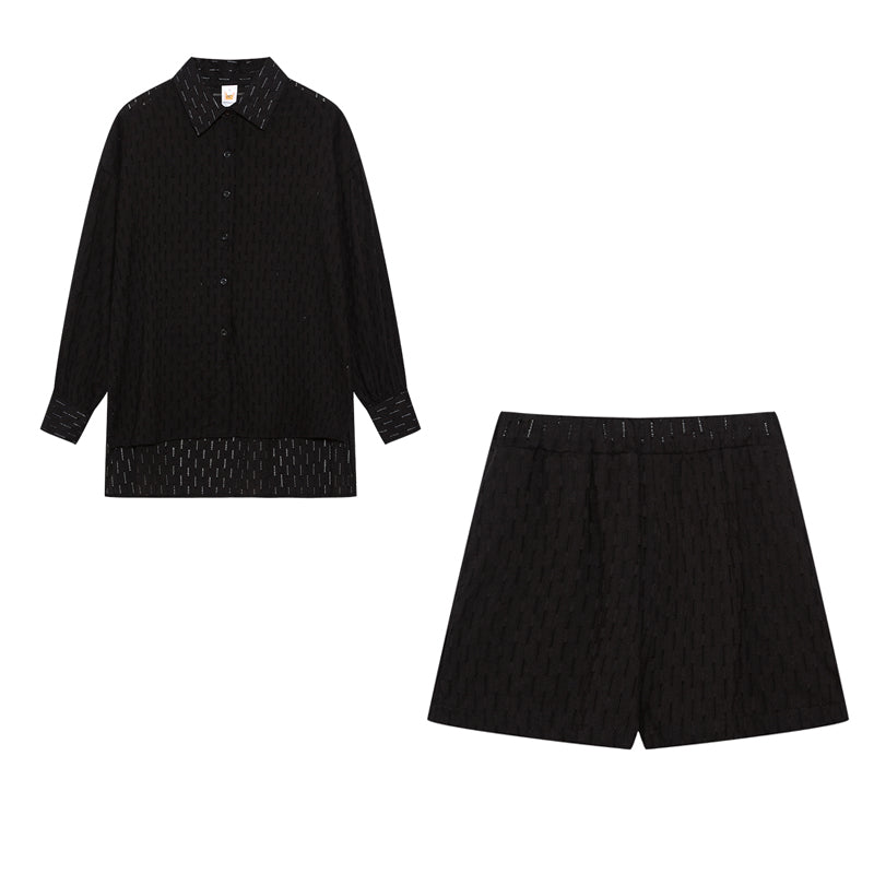 Mckayla™ | Entspanntes Hemd- und Shorts-Set