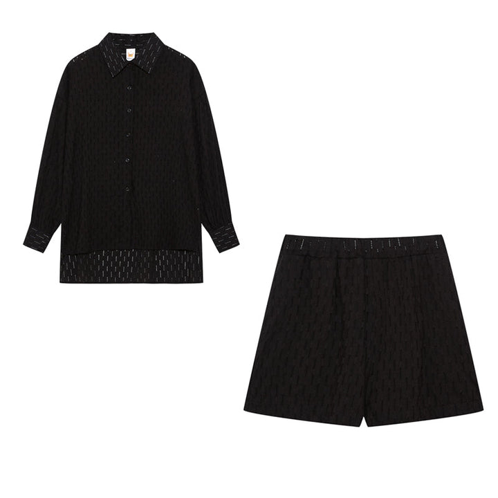 Mckayla™ | Entspanntes Hemd- und Shorts-Set