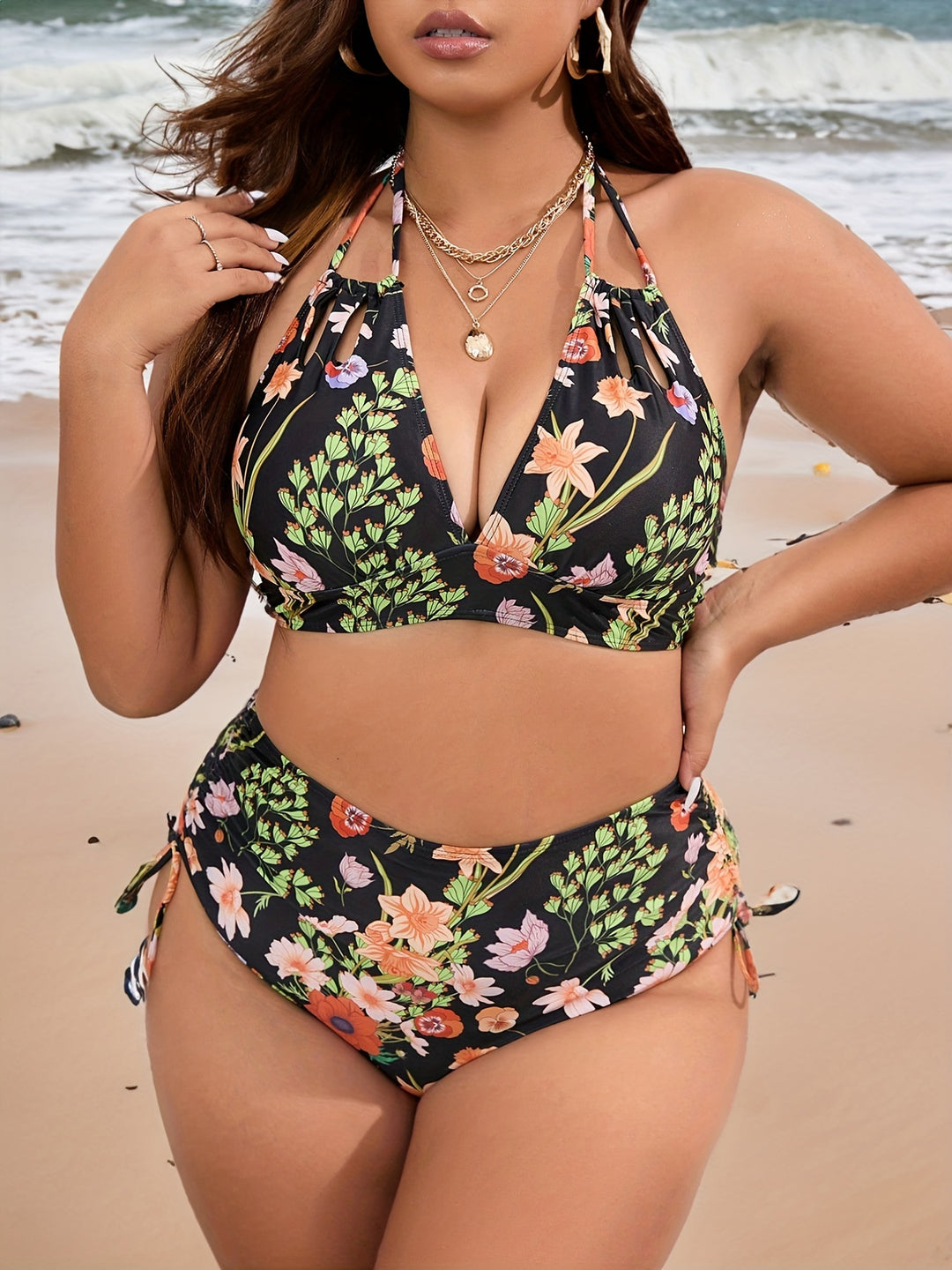 Virelai | Bauchfreundlicher Halter‑Bikini | Letzter Tag 80 % Rabatt!