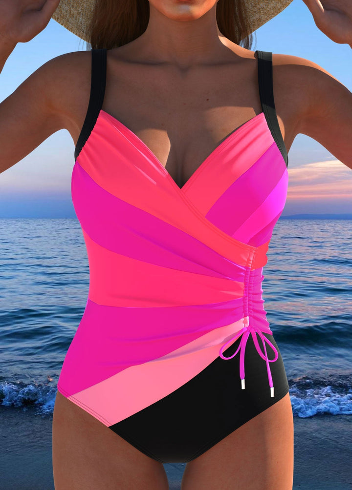 Erna | Figurformender Badeanzug in Pink | Letzter Tag 80 % Rabatt!
