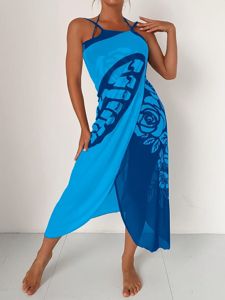 Yarah™ | Boho Strandkleid aus Mesh mit Schmetterlingsprint