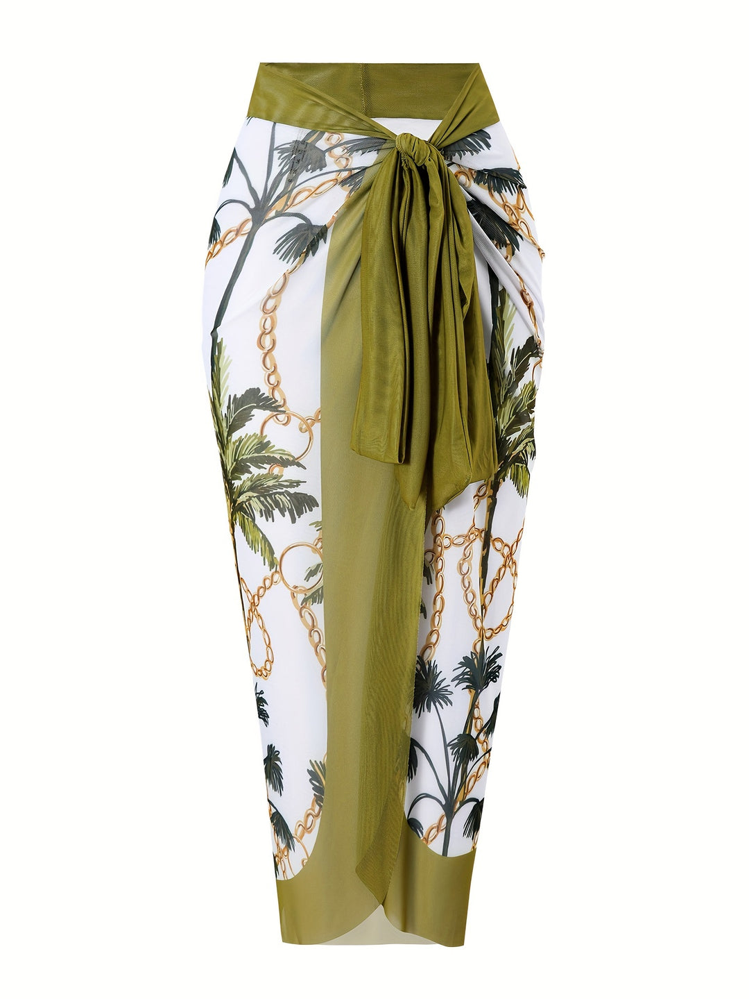 Donna™ | Tropisches Bade-Set mit Sarong & V-Ausschnitt