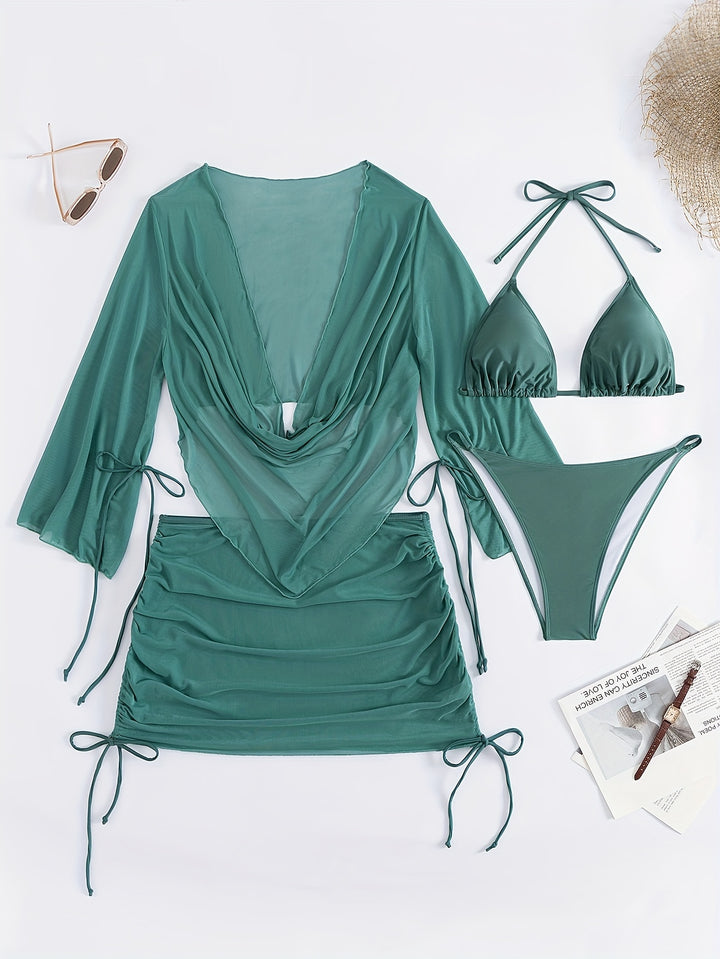 Luraya | Bauchumschmeichelndes 4‑Teile‑Set | Letzter Tag 80 % Rabatt!