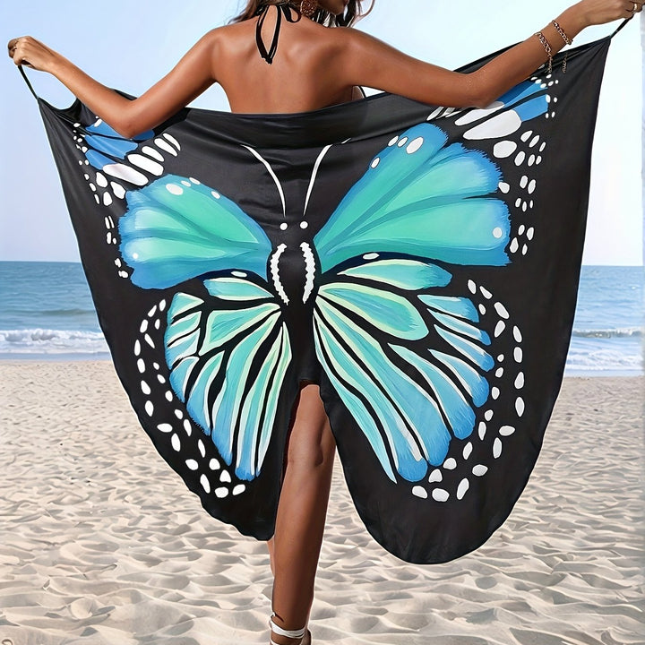 Briallen™ | Strandrock mit Schmetterlingsprint & bauchschmeichelndem Sitz