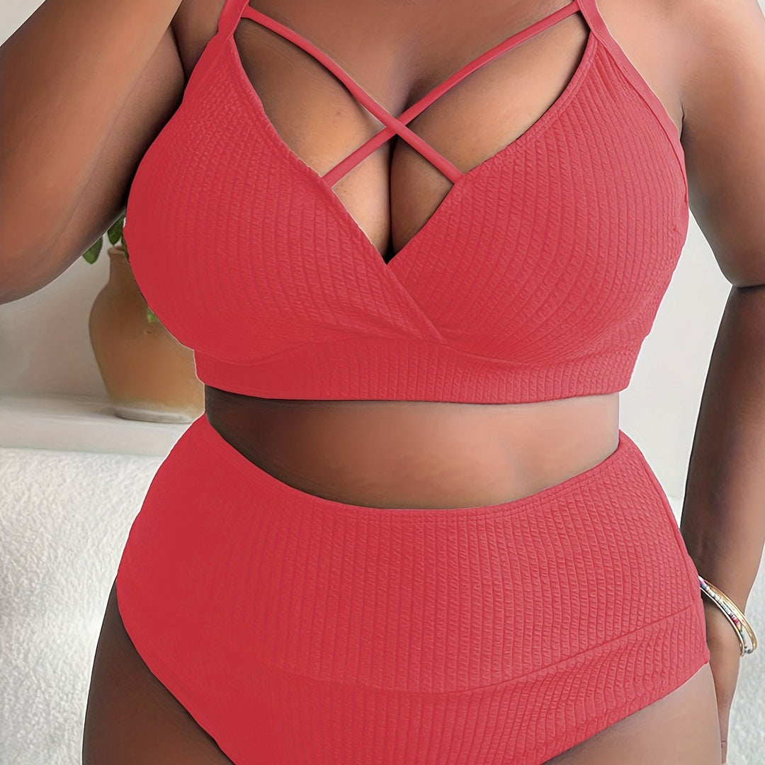 Malonie | Bauchfreundlicher V‑Tankini – Letzter Tag 80 % Rabatt!