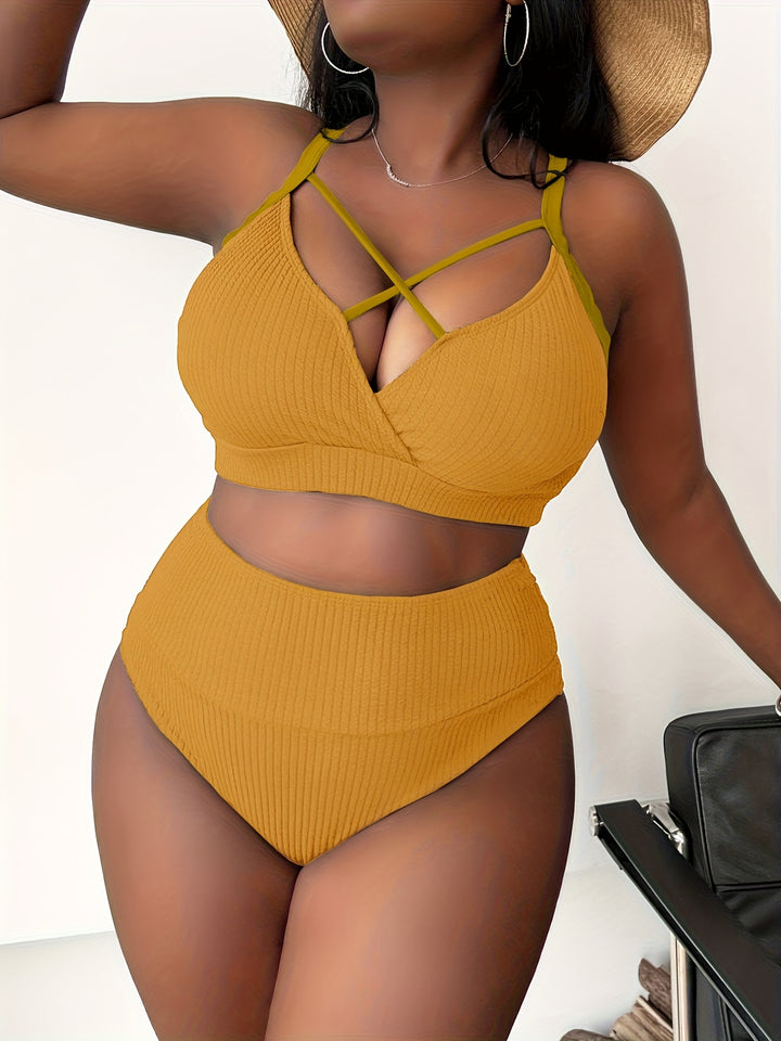 Malonie | Bauchfreundlicher V‑Tankini – Letzter Tag 80 % Rabatt!