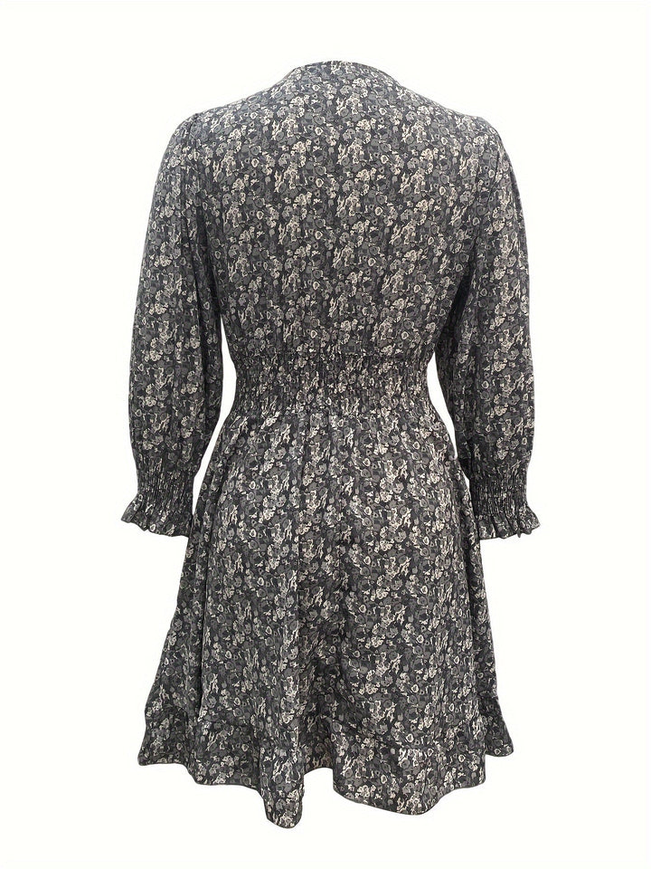 Horatia | Floral Shirred Waist Dress