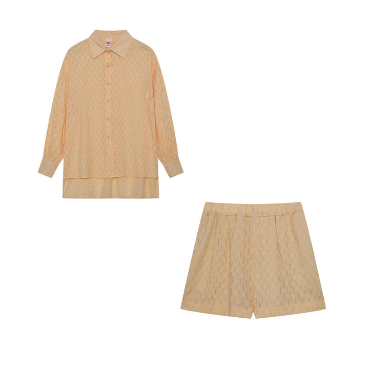 Mckayla™ | Entspanntes Hemd- und Shorts-Set