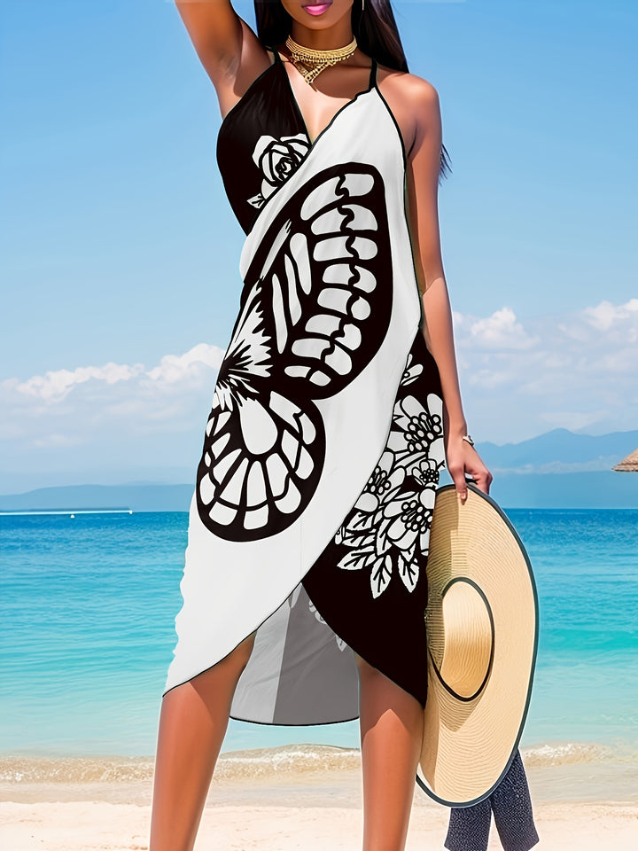 Havenly™ | Figurfreundlicher Beachrock mit Butterfly-Print