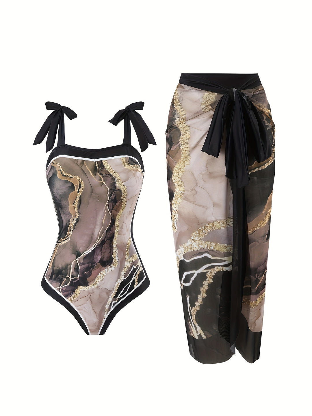 Aelara™ | Figurfreundlicher Zweiteiler mit Off-Shoulder & Bäuchleinbedeckung
