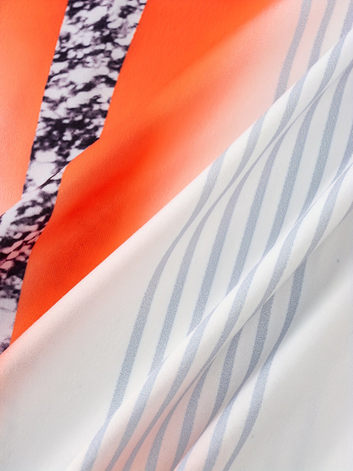 Clementia™ | Sommerkleid mit Pfauenprint
