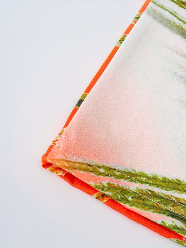 Clementia™ | Sommerkleid mit Pfauenprint