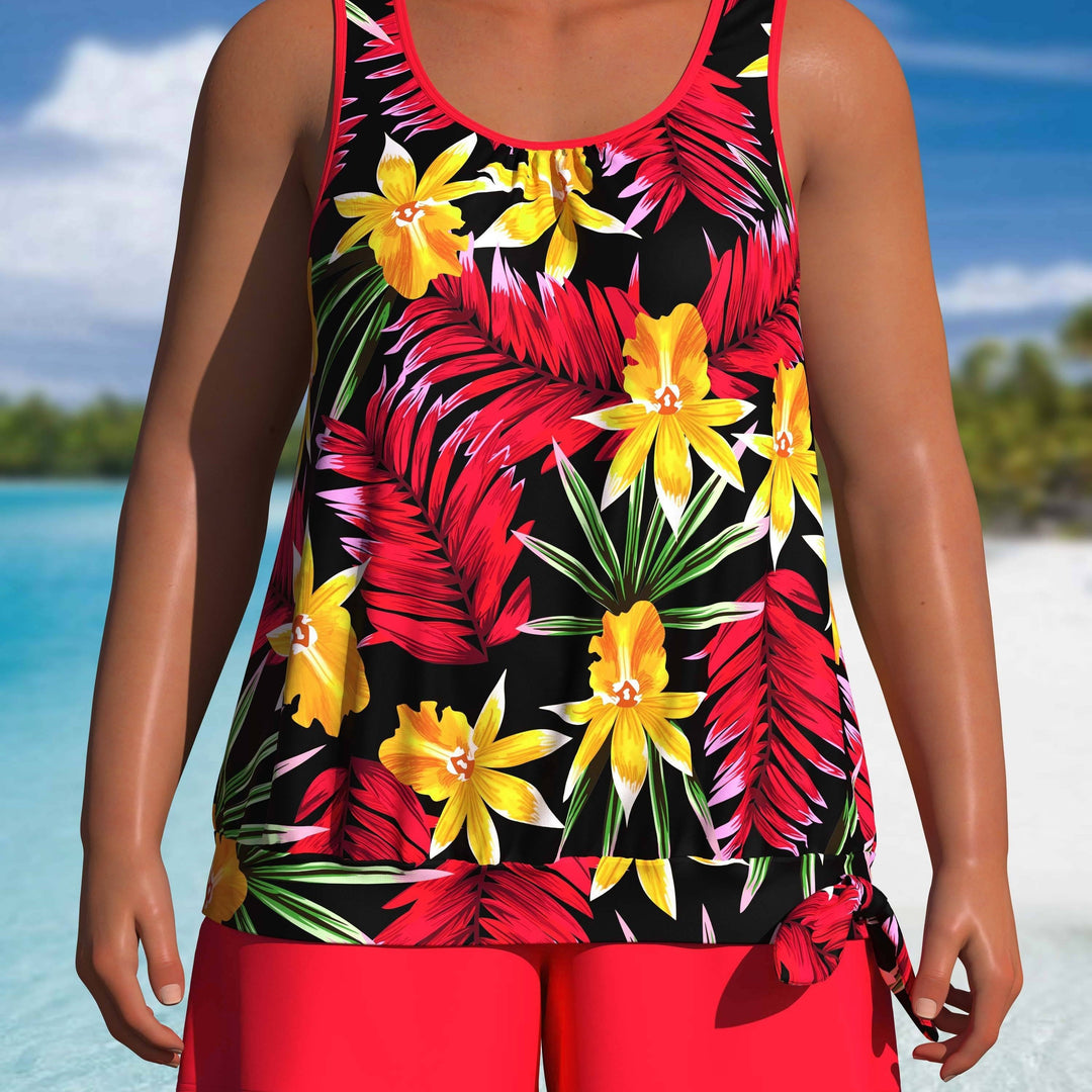 Almaria | Figurformender Blumen-Tankini | Letzter Tag 80 % Rabatt!