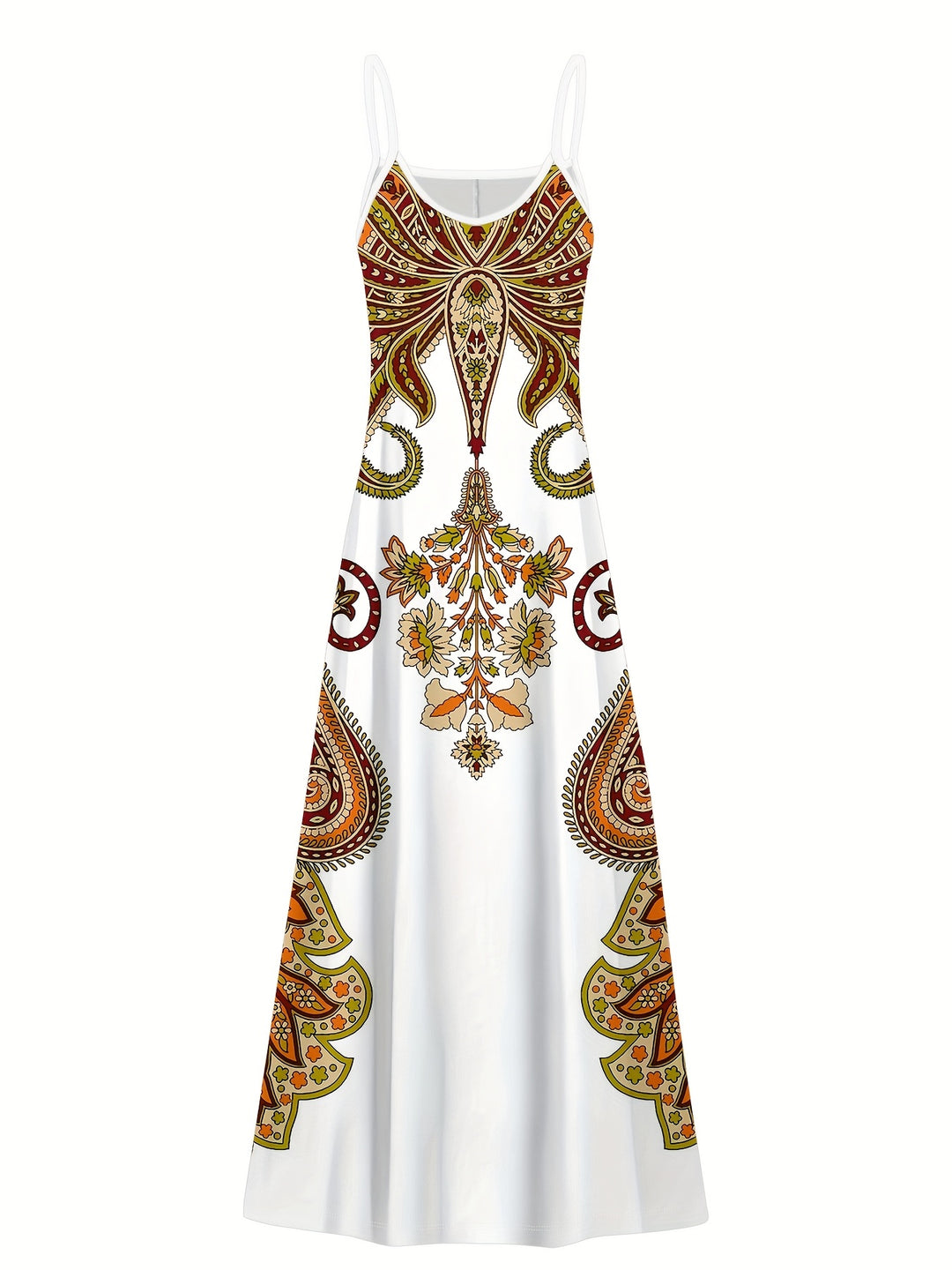 Fianna™ | Luftiges Sommerkleid mit Paisley-Print & tummyfreundlichem Schnitt