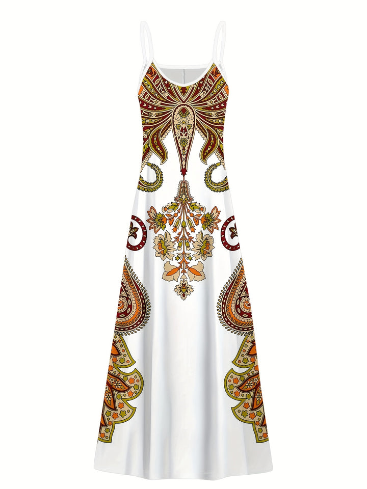 Fianna™ | Luftiges Sommerkleid mit Paisley-Print & tummyfreundlichem Schnitt