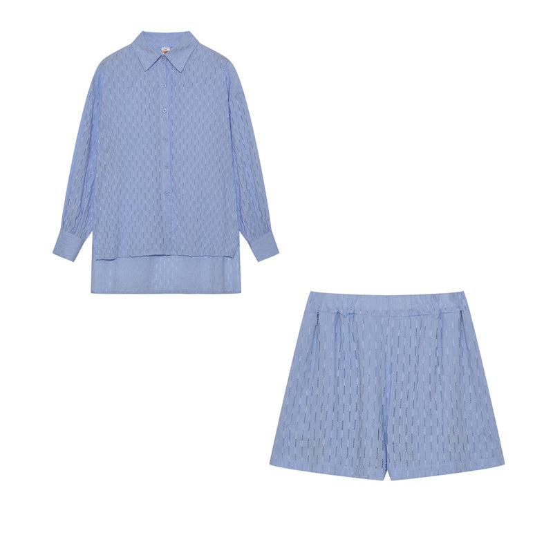 Mckayla™ | Entspanntes Hemd- und Shorts-Set