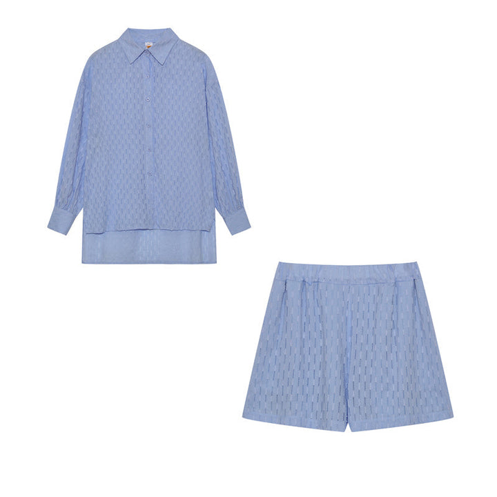 Mckayla™ | Entspanntes Hemd- und Shorts-Set