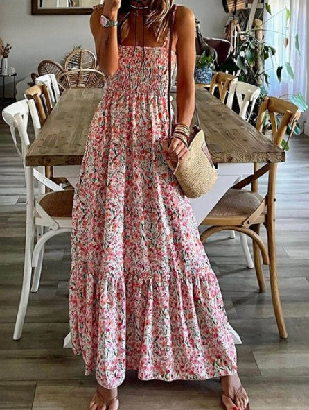 Emma | Bohemian Printed Slip Dress