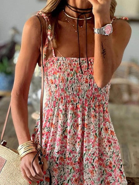 Emma | Bohemian Printed Slip Dress