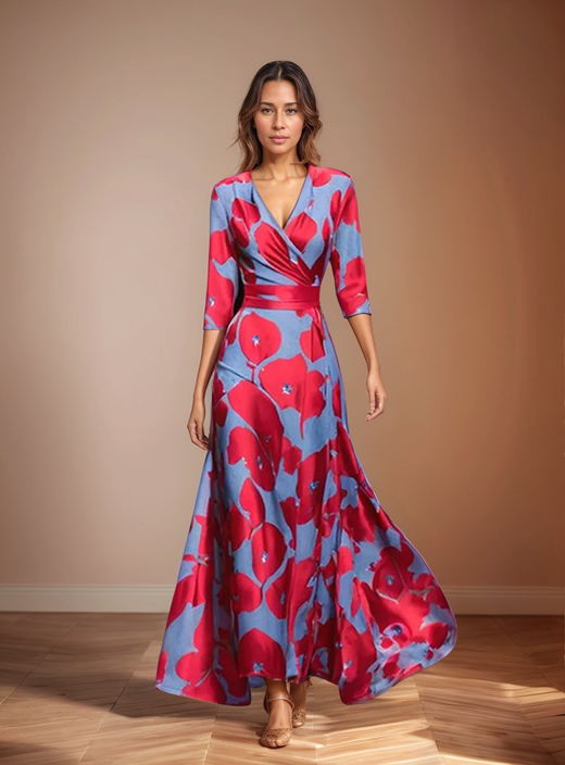 Yasmine | Sommer Wickelkleid
