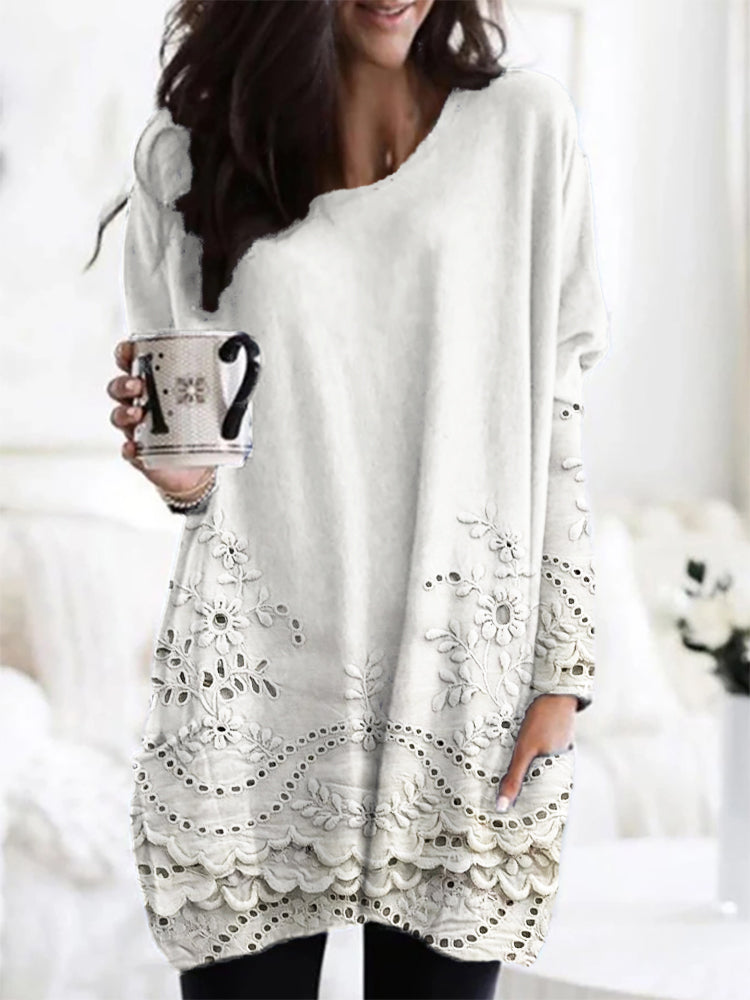 Begonia™ | Bedruckter Kuschelpullover