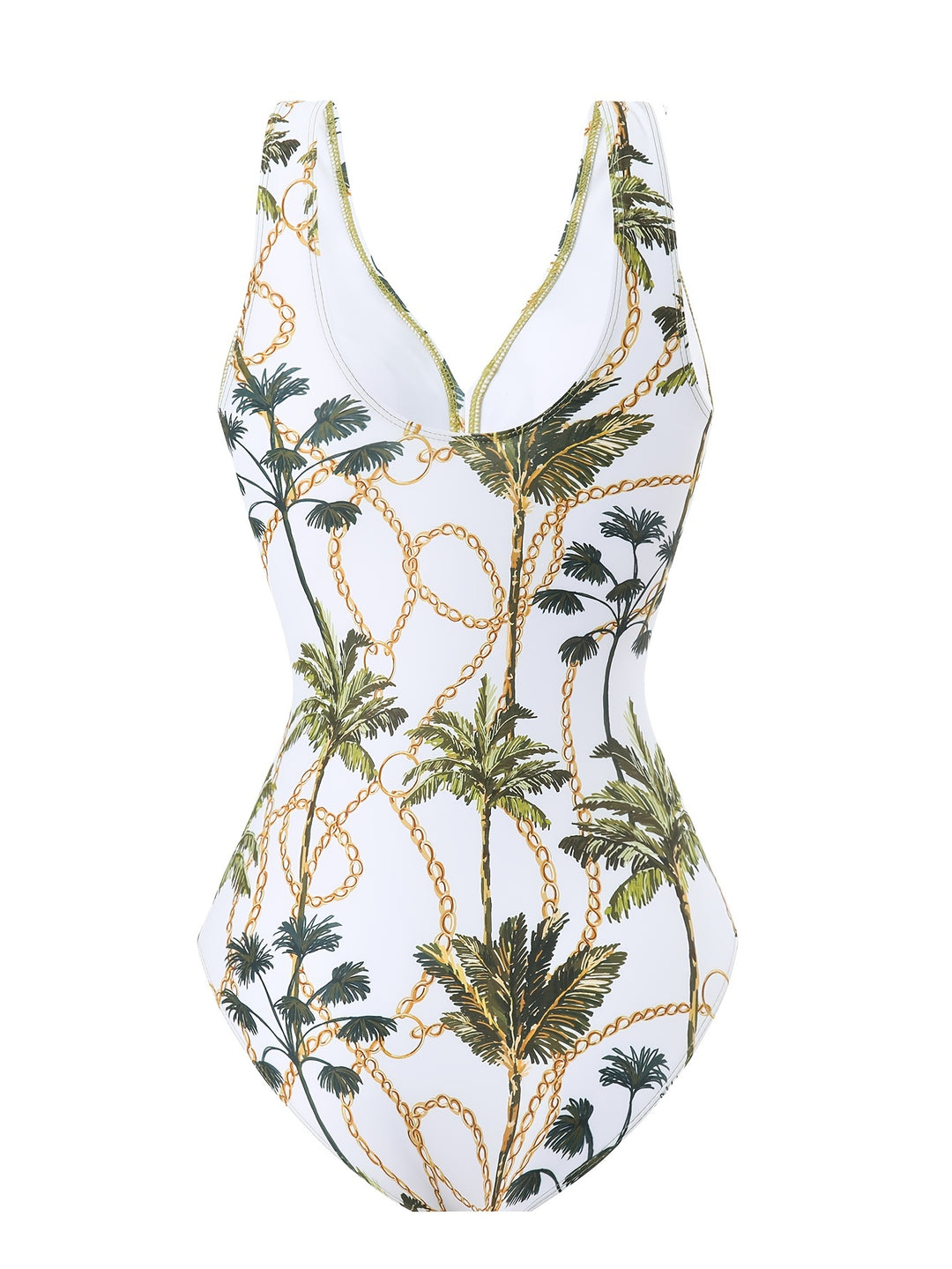 Donna™ | Tropisches Bade-Set mit Sarong & V-Ausschnitt