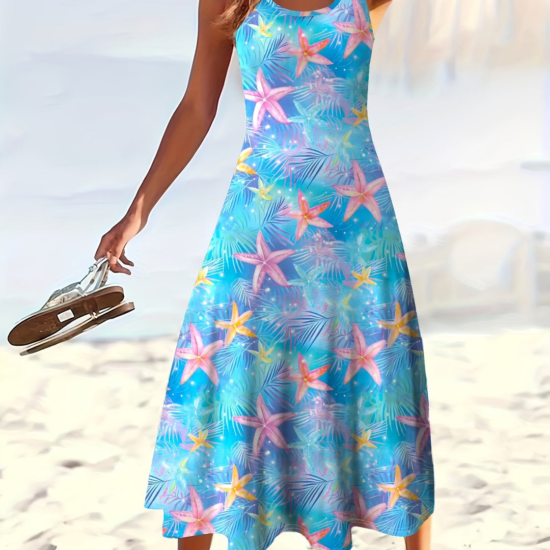Marivya | Sommerkleid mit Starfish‑Print
