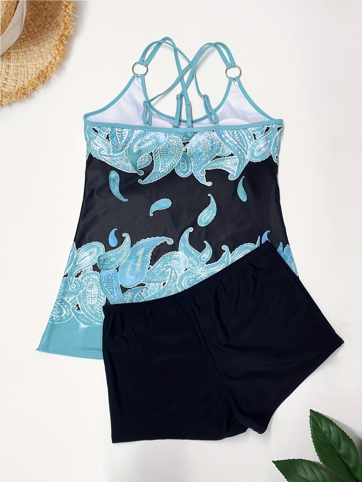 Leontina | Figurformender Tankini für selbstbewussten Look | Letzter Tag 80 % Rabatt!
