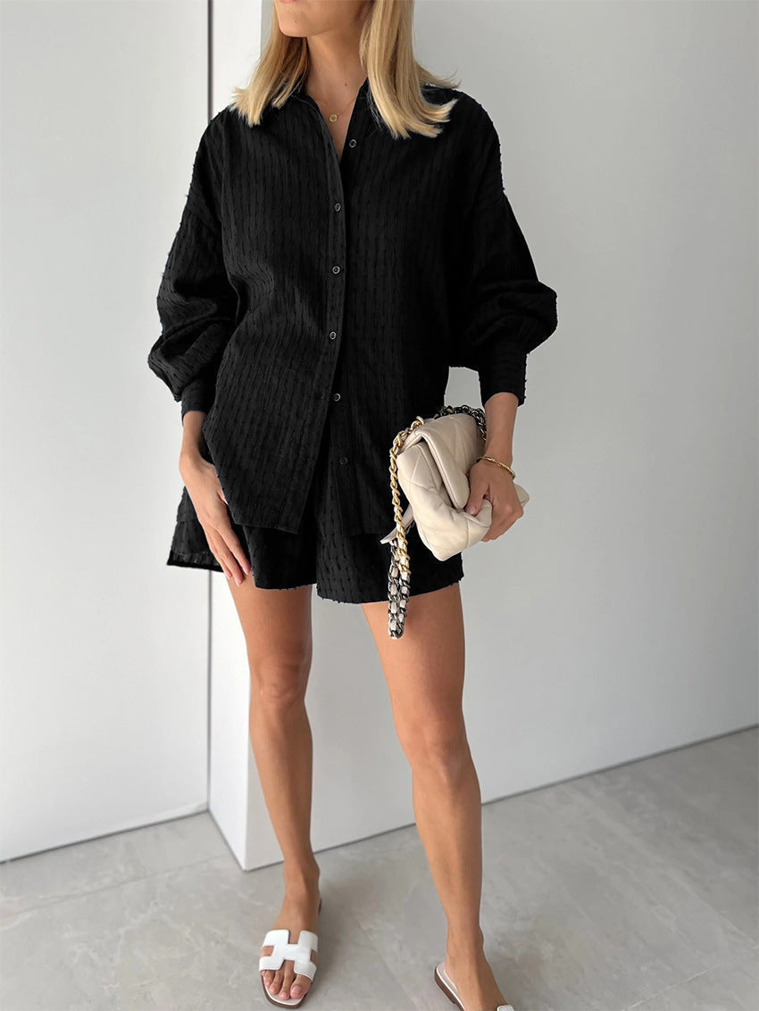 Mckayla™ | Entspanntes Hemd- und Shorts-Set