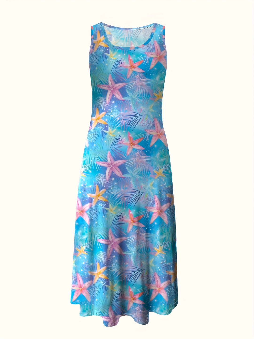 Marivya | Sommerkleid mit Starfish‑Print