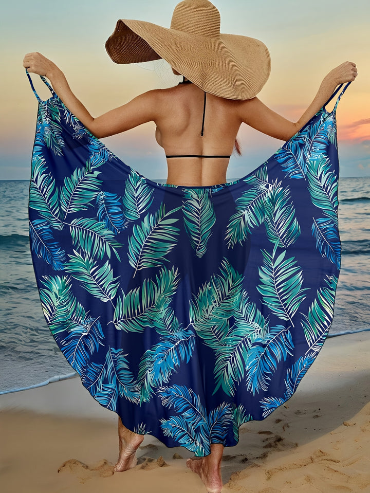 Leni™ | Leichter Wickelrock mit Bauchbedeckung & Tropenprint