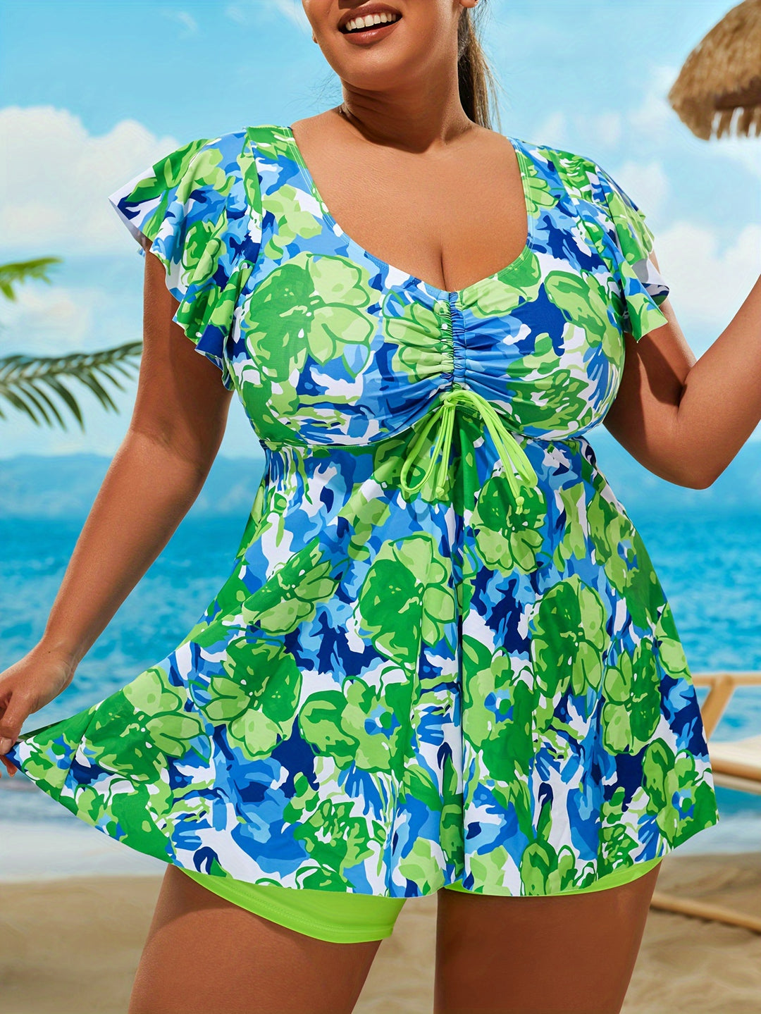 Edlyn | Sommerliebe Tankini mit Bauchabdeckung | Letzter Tag 80 % Rabatt!