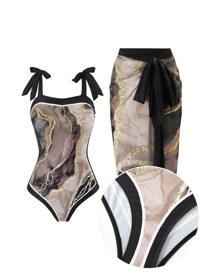 Aelara™ | Figurfreundlicher Zweiteiler mit Off-Shoulder & Bäuchleinbedeckung