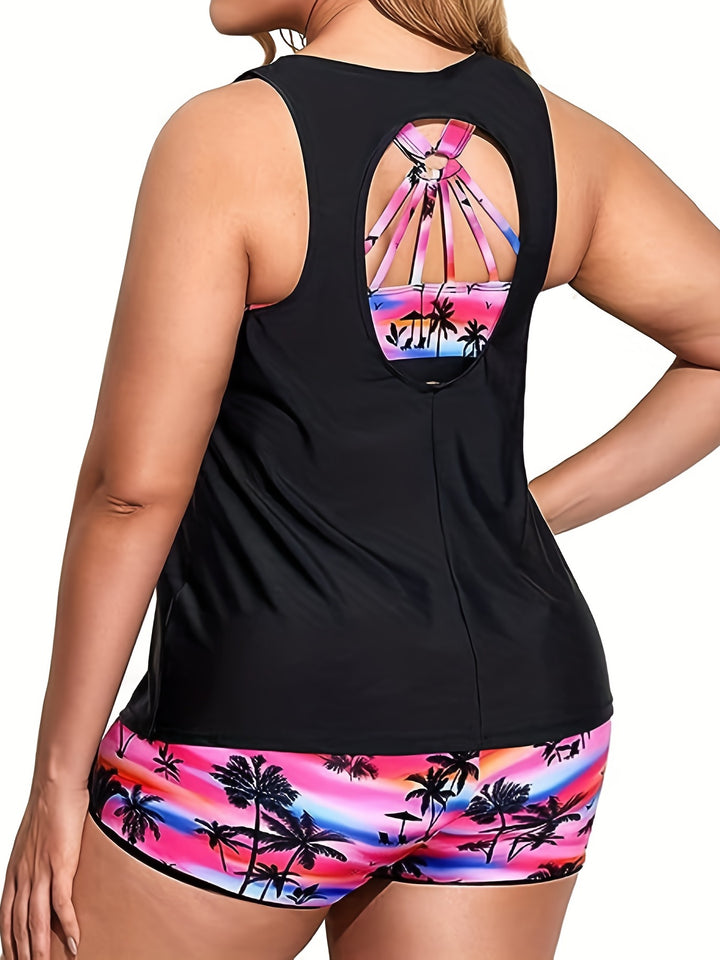 Maerina | Figurfreundlicher Tropen-Tankini | Letzter Tag 80 % Rabatt!