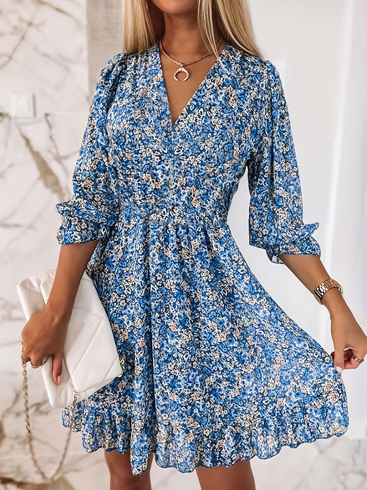 Horatia | Floral Shirred Waist Dress