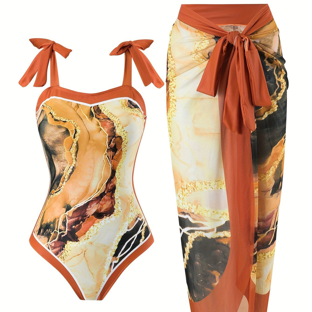 Aelara™ | Figurfreundlicher Zweiteiler mit Off-Shoulder & Bäuchleinbedeckung