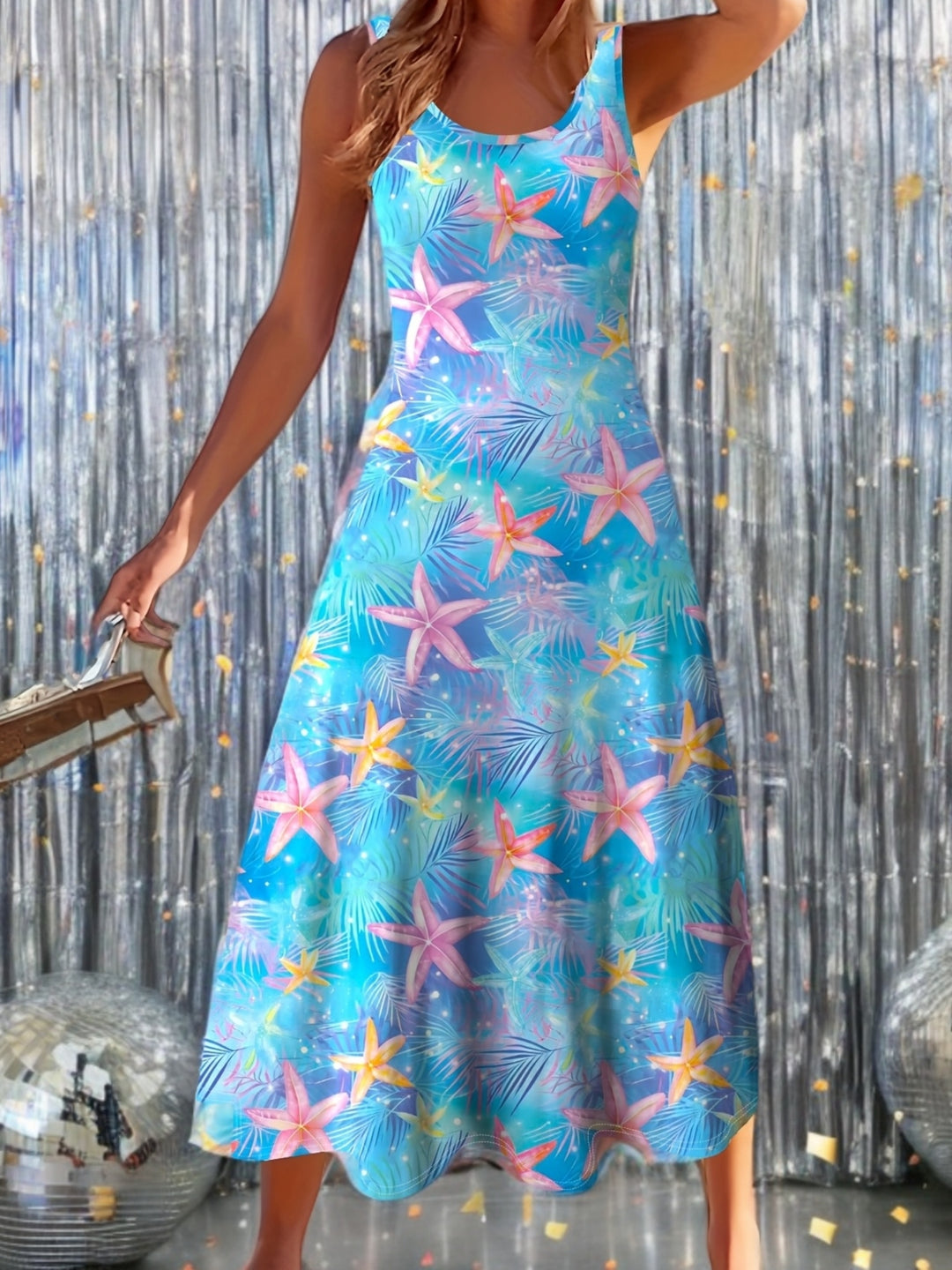 Marivya | Sommerkleid mit Starfish‑Print