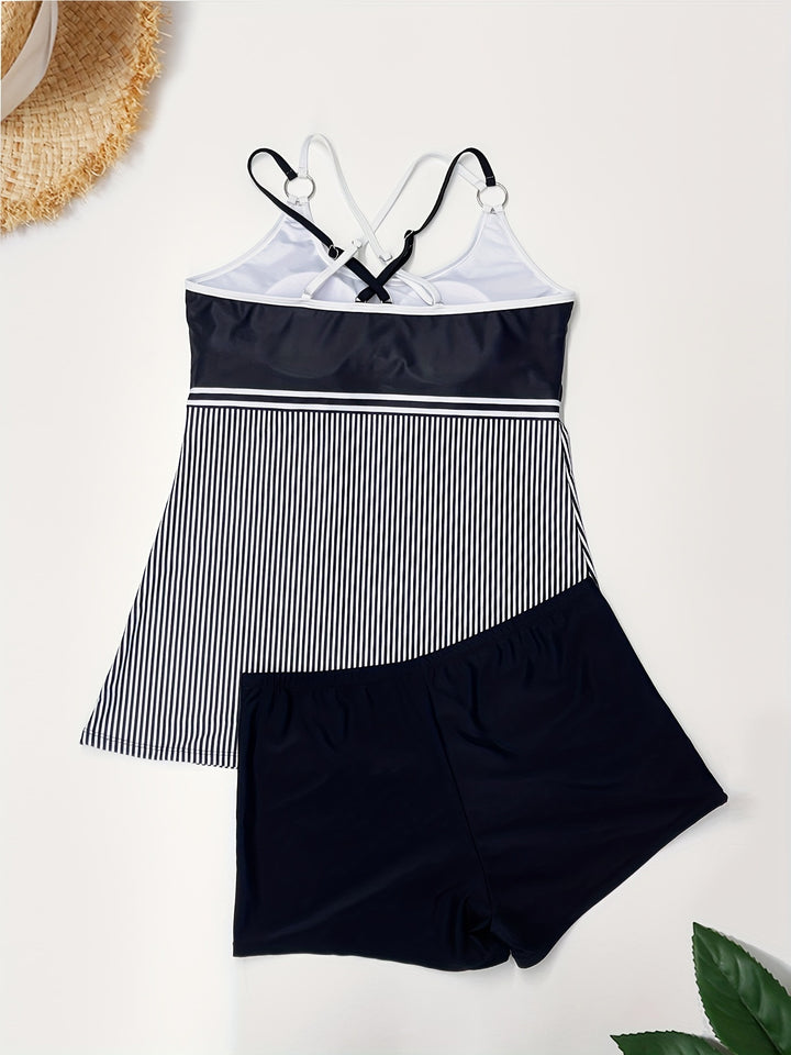Leontina | Figurformender Tankini für selbstbewussten Look | Letzter Tag 80 % Rabatt!