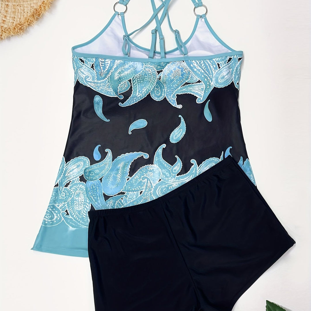 Leontina | Figurformender Tankini für selbstbewussten Look | Letzter Tag 80 % Rabatt!