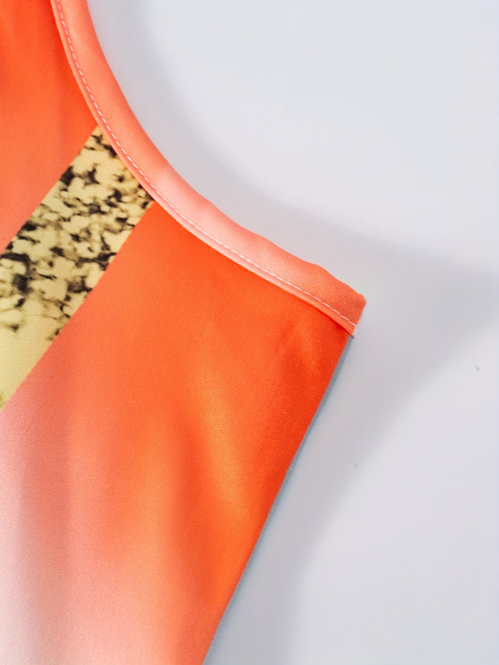 Clementia™ | Sommerkleid mit Pfauenprint