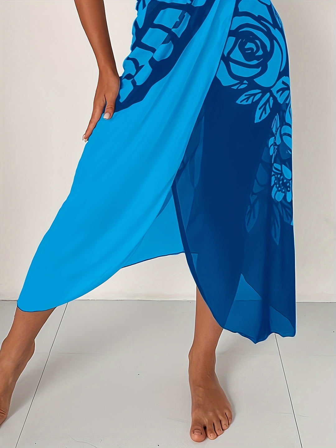 Yarah™ | Boho Strandkleid aus Mesh mit Schmetterlingsprint